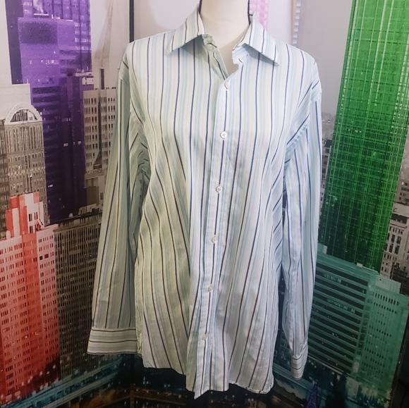 Large Express Design Studio button down stripe - Picture 5 of 11